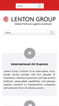 Mobile Screenshot of lentongrp.com