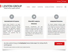 Tablet Screenshot of lentongrp.com